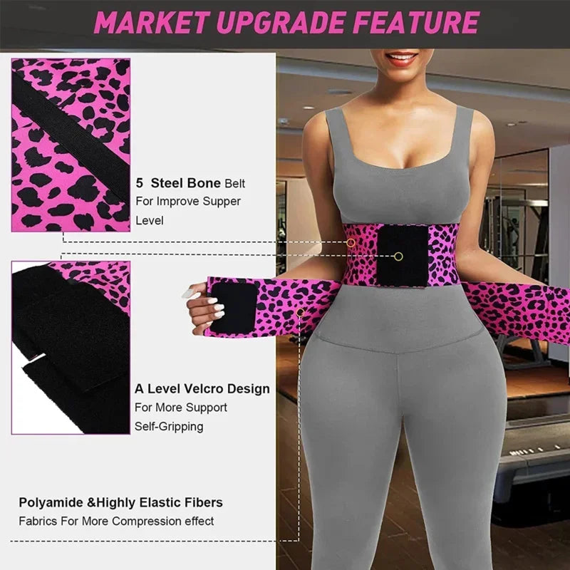 GleamGlow Triple Wrap Waist Trainer Belt