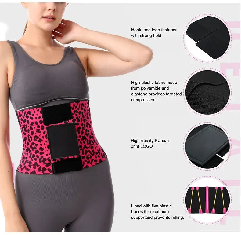 GleamGlow Triple Wrap Waist Trainer Belt